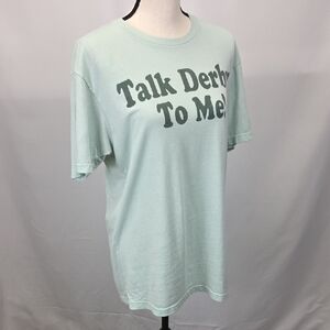 Next Level Apparel Light Green Graphic Tee